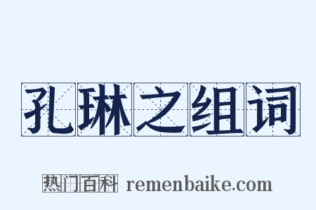 孔琳之组词是什么意思的图片